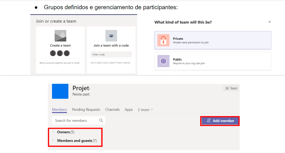 grupo de participantes LGPD